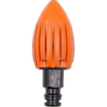 Buse de nettoyage des égouts, The Water Rocket, buse de nettoyeur haute pression pour égouts, compatible avec les tuyaux d'arrosage (orange)