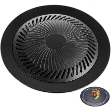 Vassoio per grigliare frutti di mare, griglia elettrica per barbecue, padella per friggere all'aperto, fornello, ferro, coreano