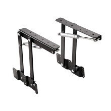 2pcs Hydraulic Lift Hinge Kit for Coffee Table, Concealed Lift Up Mechanism with Smooth Quiet Operation