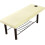 Drap de massage, housse de table de massage esthétique avec ouverture pour le visage, bord élastique (beige) 1