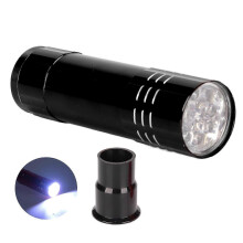 Testador de Ovos LED com Luz Fria, Lâmpada Ovoscópio para Incubadora, compatível com Ovos de Pato, Ganso, Grou, Codorna e outras Aves, Preto