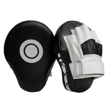 Luvas de foco para boxe em couro, almofadas de treinamento de alvo compatíveis com karatê, muay thai, chutes, sparring e muito mais.