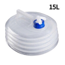 Outdoor Camping Picnic Foldable Water Bags Great Capacity Portable Hiking Survival Water Storage Carrier Bag Accessories15L