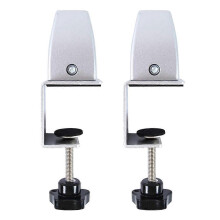 2 Pcs Office Desk Divider Clamp Privacy Screen Clip Holder Bracket Screen Baffle Clamp Partition fo