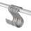 10pcs Stainless Steel S-shape Hook Kitchen Bedroom Multi-function Railing S Hanger Hook Clasp Holder Hooks 1