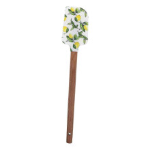 Silicone Cake Scraper Practical Lemon Pattern Cake Cream Spreader Baking Spreader Kitchen Scraper