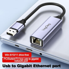USB 3.0 100Mbps Network Card High Speed Gigabit Ethernet Adapter Type C USB to RJ45 Lan compatible with Tablet PC Laptop Windows