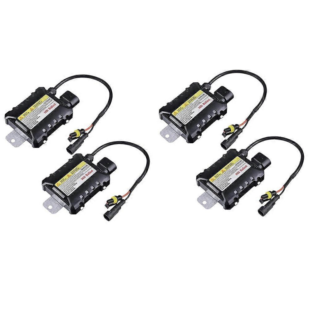4X 55W Hid Bi Xenon Ballast 12V Digital Slim Ballast Fast Bright Electronic Ballast Compatible With H1 H3 H3c H 3503832857400