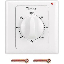 AC 220V High Percompatible withmance Pump Timer Switch Electronic Control Mechanical Countdown Socket Time Switch-60min