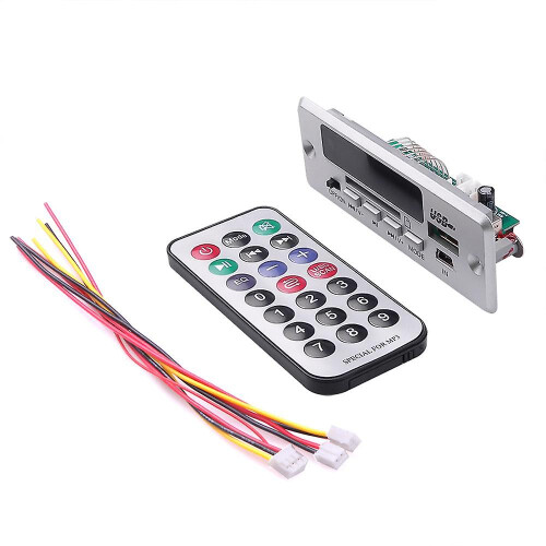 Bluetooth5.0 MP3 Decoding Board Module Wireless Car USB MP3 Player TF Card Slot / USB / FM / Remote