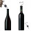 Conjunto de 3 rolhas de vinho sofisticadas em liga de alumínio, reutilizáveis e decorativas. 5
