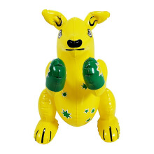 Modèle gonflable de kangourou boxeur de 40 cm (15,7 pouces) - Décoration de fête - Modèle d'animal gonflable