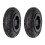 Kit com 2 rodas pneumáticas de borracha para todos os terrenos, aro 8, compatíveis com skates e scooters DIY. 1