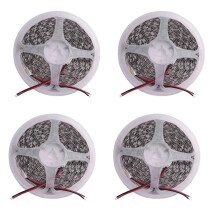 4X 5M 300 Warm White LED 5050 SMD FleXible Light Lamp Strip 12V DC Home Club