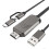 Cabo adaptador compatível com celular para TV, Tipo C/USB para conversor compatível com 1080p. 1