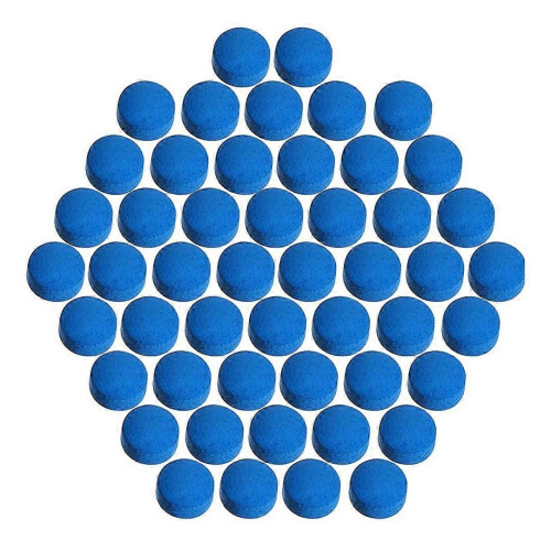 Conjunto de 50 ponteiras de 9mm para tacos de bilhar e sinuca.