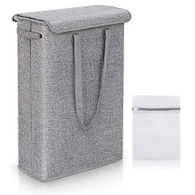 Folding Dirty Laundry Basket Foldable Basket Hamper Bin Bag Hamper with Lid Laundry Storage Baskets