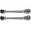 2X Mini Double Head Fast Ratchet Wrench Fast Socket Screwdriver Tool 1