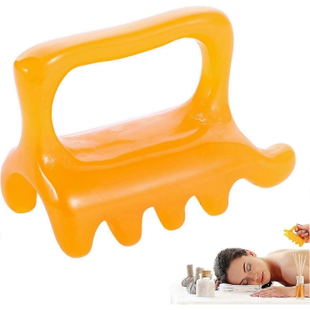 Fascia Massage Tool,Pressure Point Massager | Mini Guasha Scraping Tool compatible with Back Neck Face Leg Massage, Relaxing, Cellulite Remove