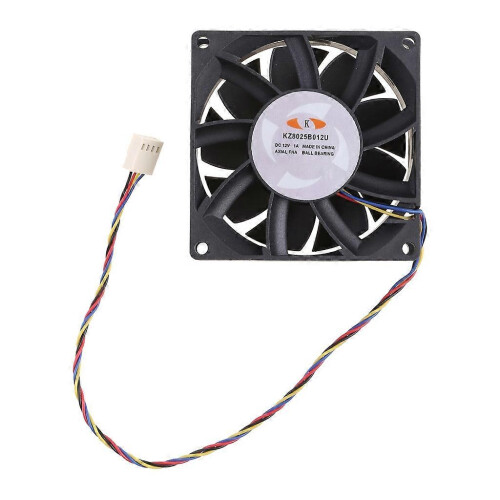 KZ8025B012U Ανεμιστήρας 8cm 12V 1.00A 4 γραμμών 4 ακίδων υψηλής ταχύτητας για διακομιστή 2