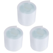 3 ks 2M zmršťovacie PVC bužírky s priemerom 43 mm a priemerom 27 mm, priehľadné, kompatibilné s 1 batériou 26650
