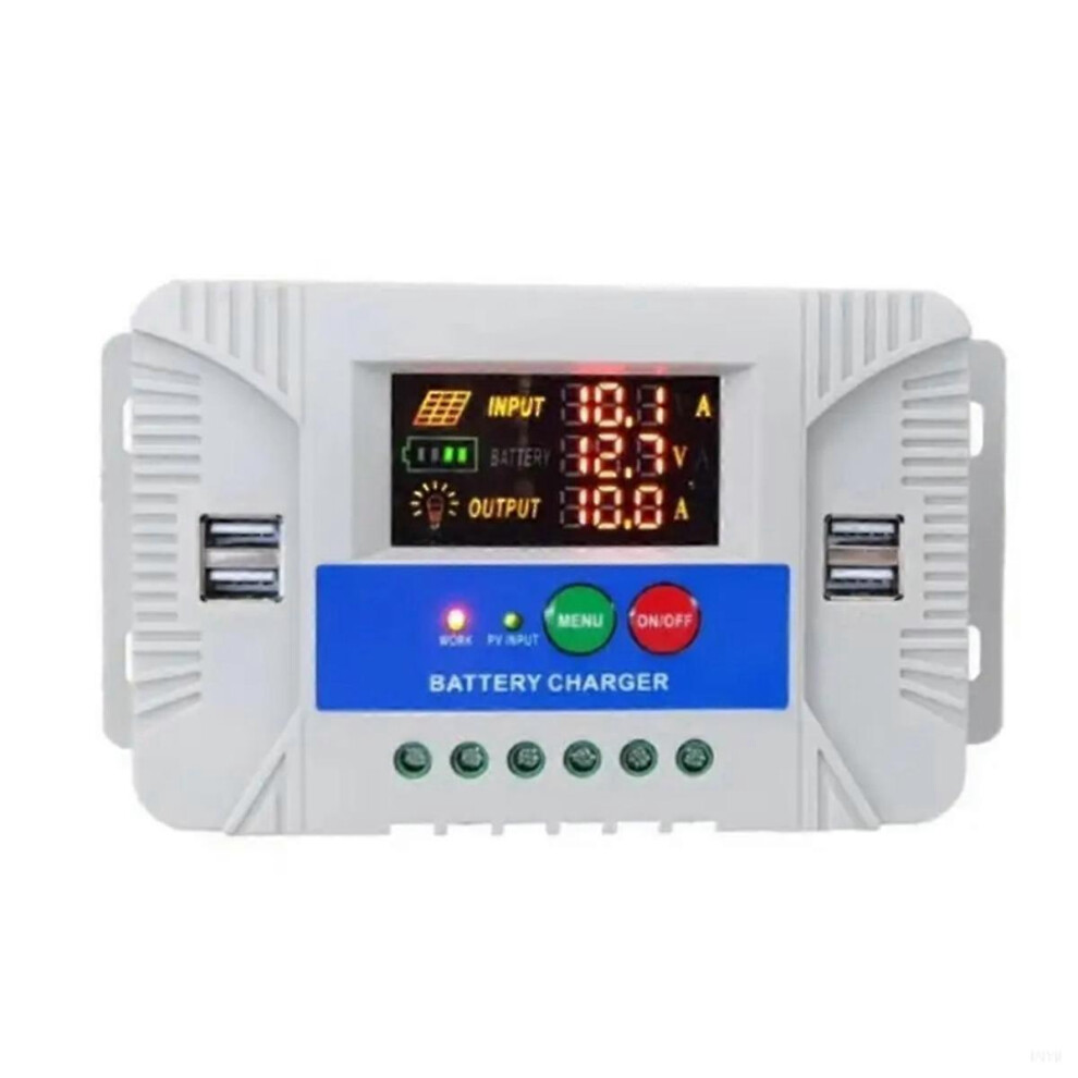 Pwm Solar Controller Adaptive Solar Power Controller With Led Display Compatible With Home Outdoor Energy Solut 3201352686080