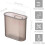 Support mural pour brosses à dents (lot de 4), support électrique mural sans vis. 2