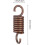 Conjunto de 1 cadeira suspensa com molas reforçadas, tipo cesto, para varanda, com kit de treinamento de molas compatível com casa e jardim. 2