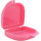 Portable Flip Snap Braces Retainer Storage Box Denture Placement Box (Pink) 1