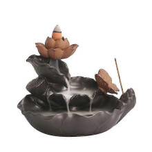 queimador de refluxo de cerâmica Lotus pode ser usado em qualquer lugar da casa e do estúdio.