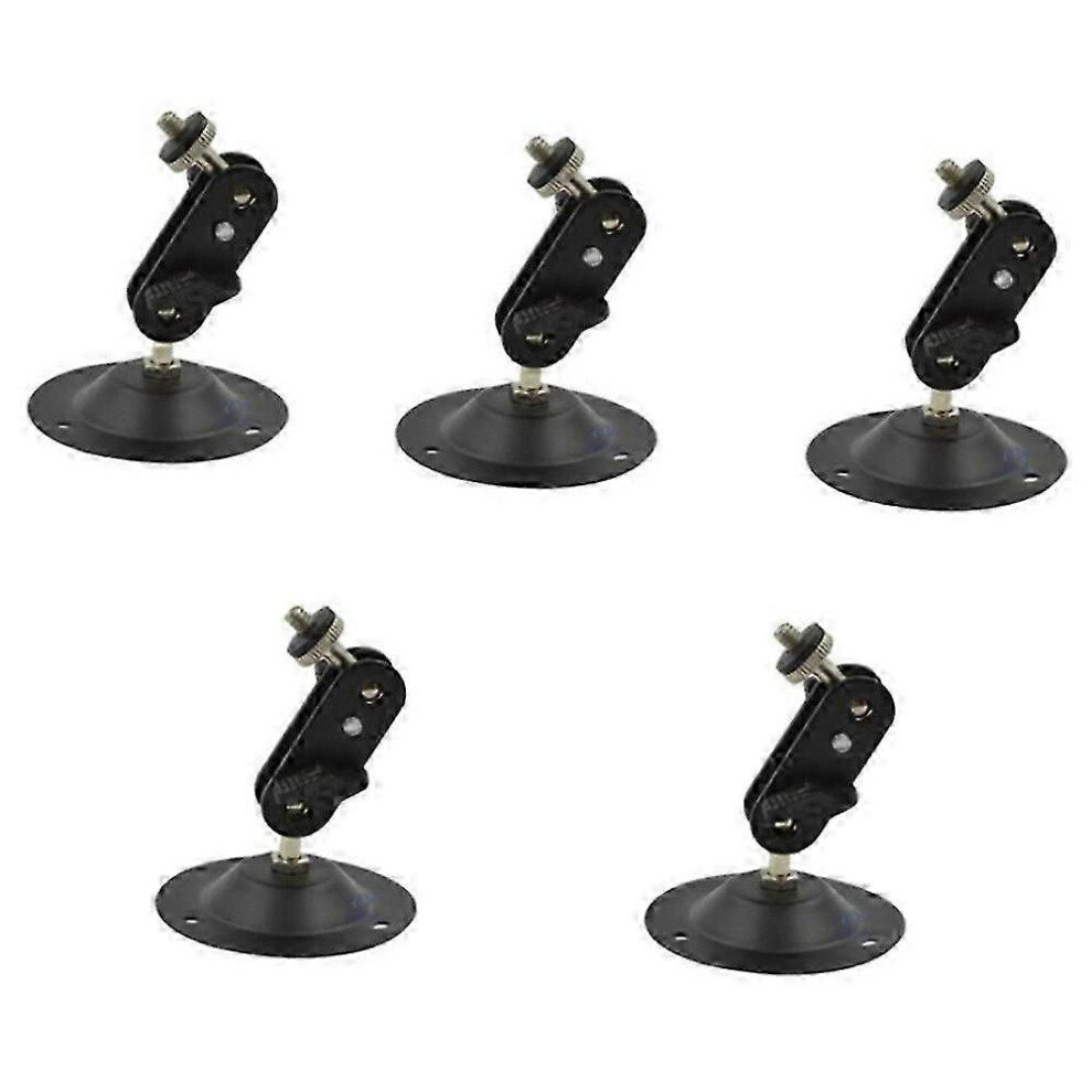 Camera Wall Mount Bracket,Monitor Holder, Speaker Brackets,Indoor Outdoor Ceiling Wall Mounts Projector Stand 5Pcs Black 3600150384905