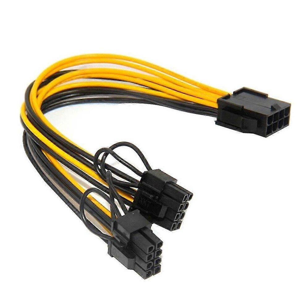 8Pin Female To 8Pin Male (6Pin+2Pin) Graphics Card Power Supply Adapter Cable 3449261538940