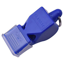 Blauwe voetbal basketbal hardloopsport plastic luide fluit