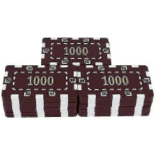 Pokerchips, 8 x 5 cm, verschiedene Farben, Sets, 25 Stück, nummerierte Chips, Spielmünzen, Plastikgeld, Spielzeug