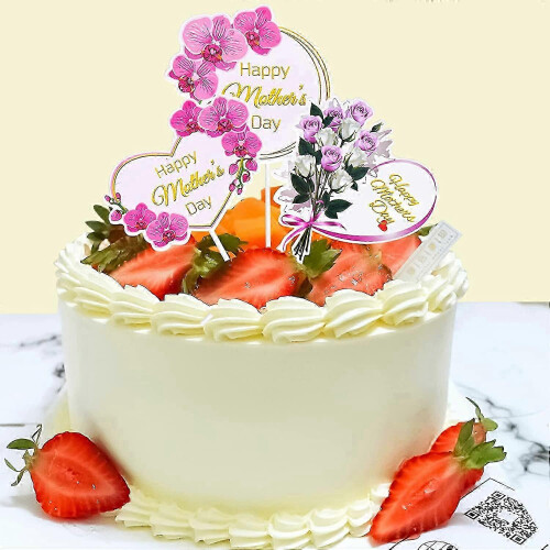 12-teiliges Set mit Cupcake-Toppern zum Muttertag, 3 verschiedene Designs 2