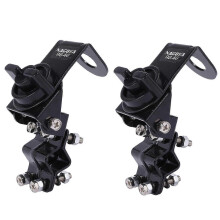 2 staffe di montaggio per antenna auto RB-46 di colore nero, compatibili con autoradio KT-8900D BAOJIE -218 Accessorie