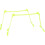 2 Pack Speed Training Hurdles Football Mobility Speed Training Aids Adjustable Hurdles (Yellow) 1