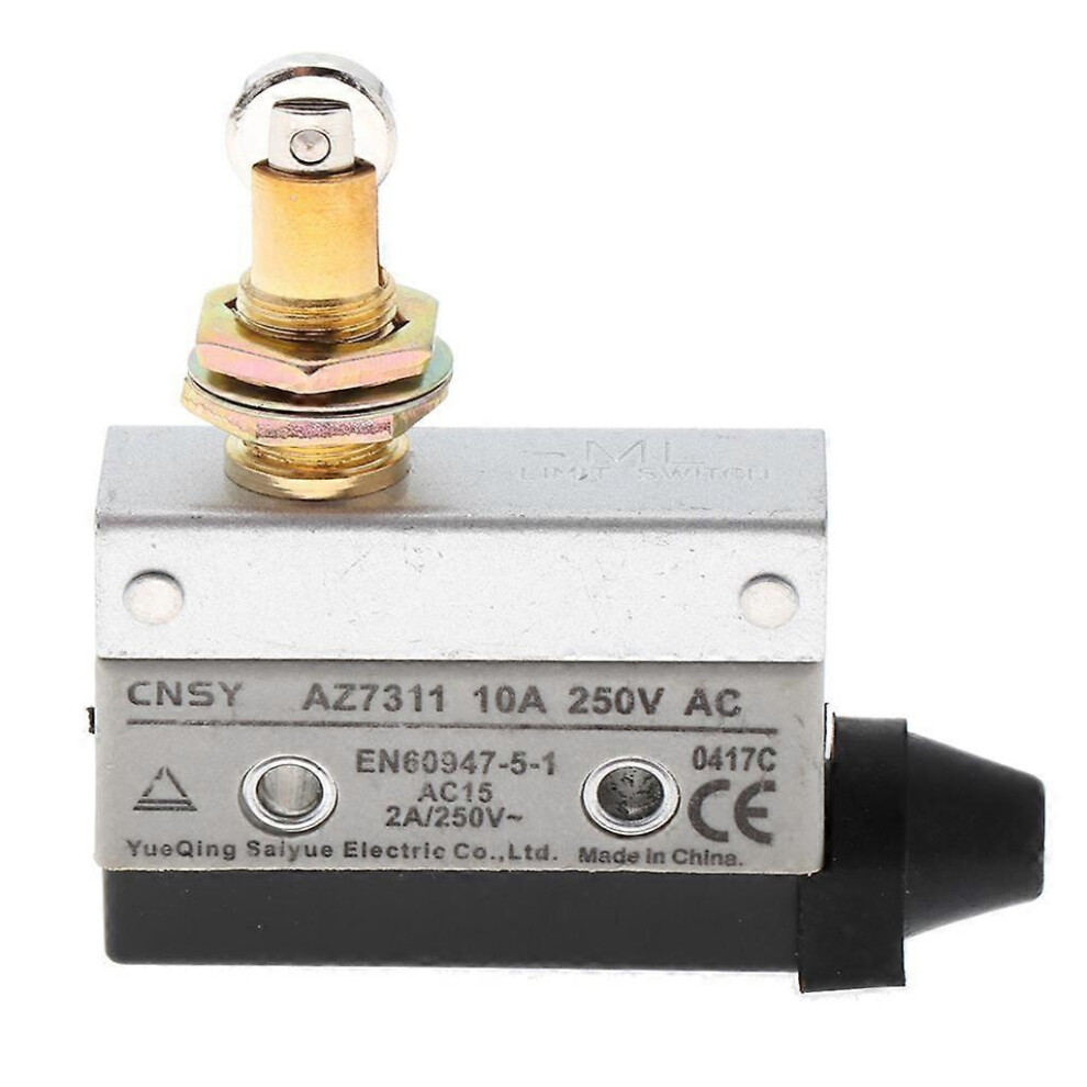 Premium Az7311 Limit Switch, Panel Mount Roller Plunger 10A 250V 3590743387966