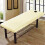 Drap de massage, housse de table de massage esthétique avec ouverture pour le visage, bord élastique (beige) 5