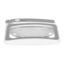 Lupa iluminada compatível com leitura de perto, 3,5x, dobrável, portátil, com iluminação LED.