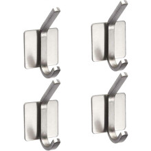 4 Pieces Of Adhesive Hook, Stainless Steel Waterproof And Rust-proof Home Gift
