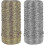 218 Yard 1.5mm Gold and Silver Metallic Thread Cord Tinsel String Non-Stretch Sparkle Thread 1