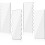 Acrylic Cake Cream Edge Tool Scraper 9.45 Inch DIY Baking Tools 4 Pieces 1