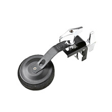 Zwarte metalen drumtoonregelaar met draaiknop, compatibel met drumpercussieaccessoires en -onderdelen.