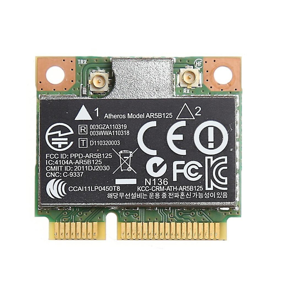 150M Wifi Wlan Pci-E Wireless Card Adapter Atheros Ar5b125 Sps 675794-001 Compatible With Hp Pn 670036-001 3830771504097