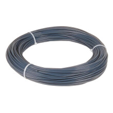 1 Rolle (100 Meter) 4x2,5 mm PTFE-Schlauch für Extruderfilament, kompatibel mit 3D-Druckern, durchscheinend grau