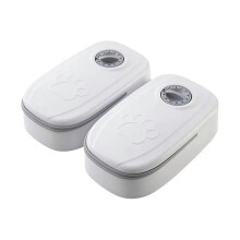 Distributeur automatique de croquettes pour chats et chiens, 350 ml, double gamelle, accessoire pour chat B