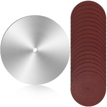 10 inch schuurschijf compatibel met tafelzaag 5/8 inch as kalibratie schuurschijf nce blad 18 Schuurpapier 60 80 100 120 180 240 korrel