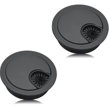 2 peças de tampas de mesa de alta qualidade de 60 mm, organizadores de cobertura de orifício de cabo compatíveis com presentes