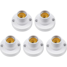 14 Lamp Holder,e14 Edison Screw Light Bulb Holder, Plastic Ceiling Lamp Socket Crday Gift -ych